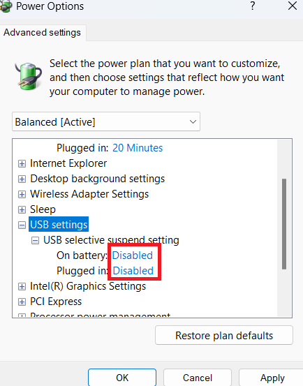Change the power saving settings for the USB port. – GateKeeper